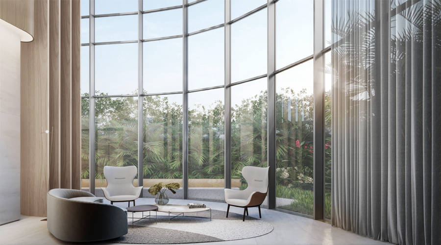 Casa Lafer Itaim - Sala de recepção do Lobby